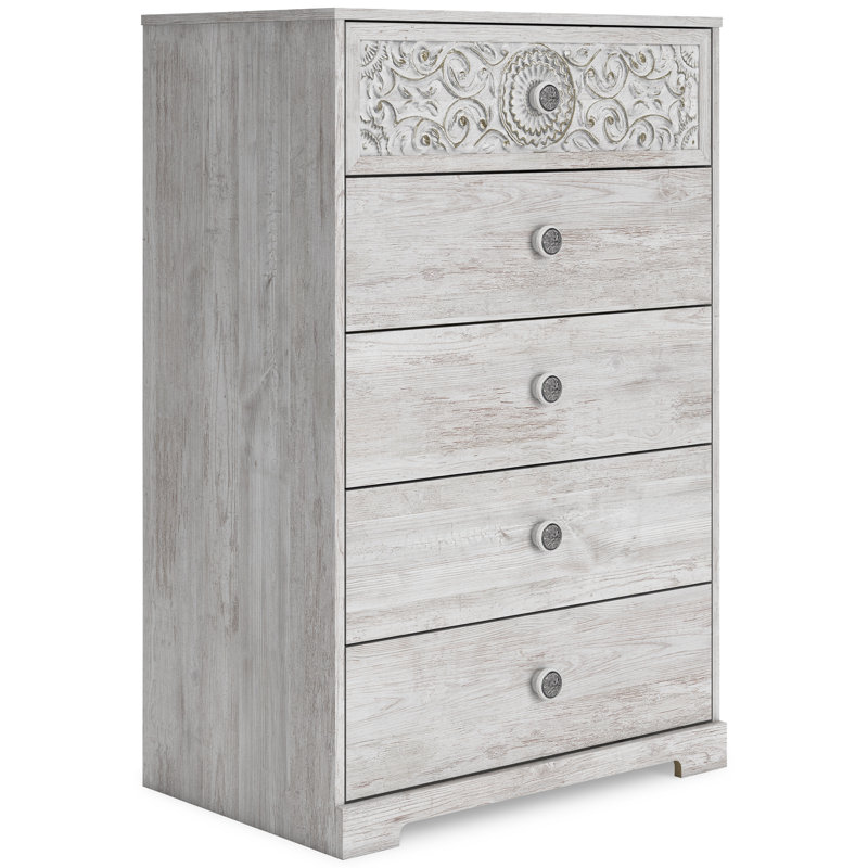 Signature Design by Ashley Paxberry 5 Drawer Dresser & Reviews Wayfair